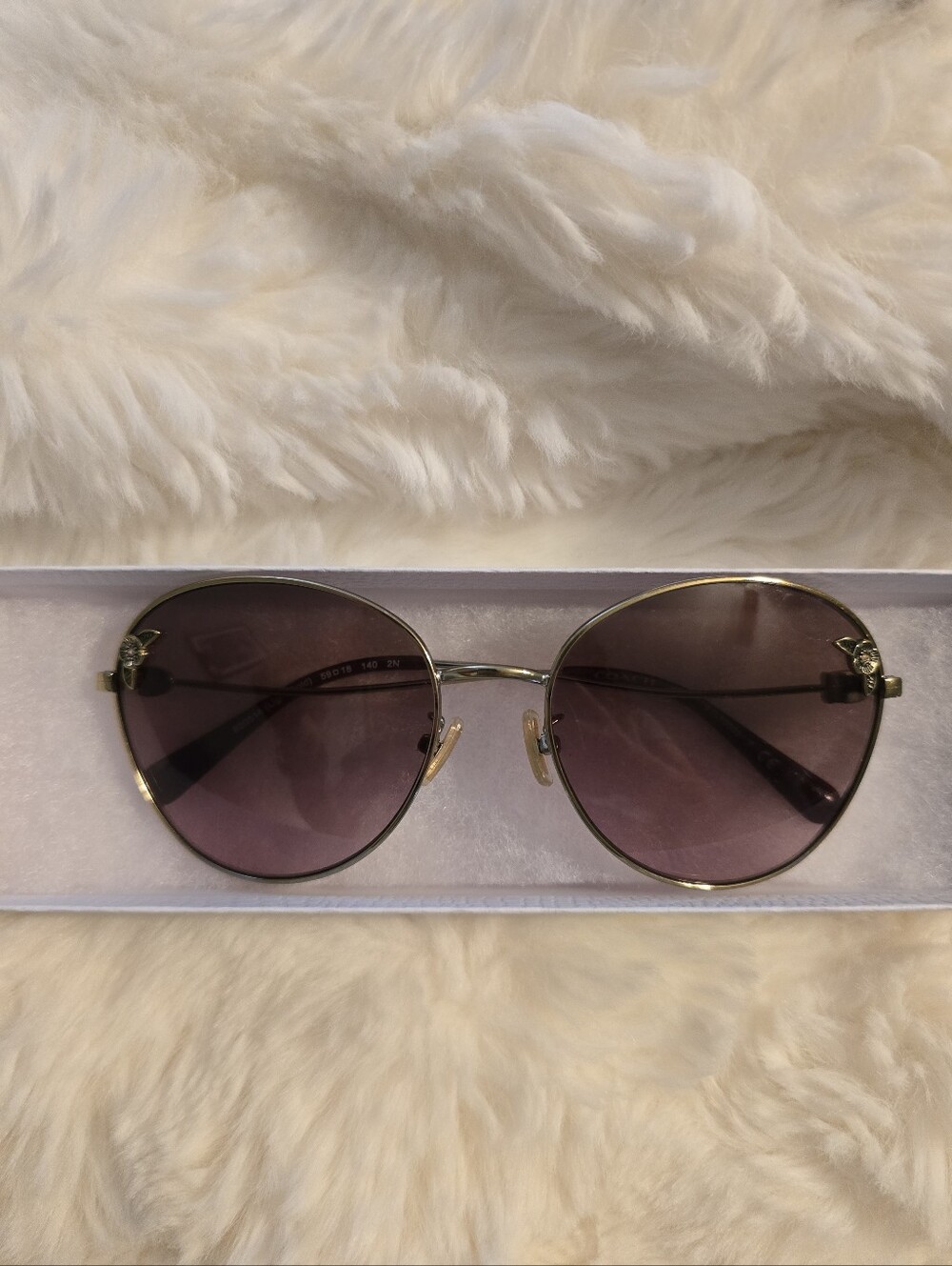 Coach Gold Frame Sunglasses